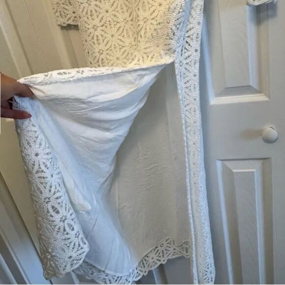 The Kooples White Long Sleeve Dress - Picture 11 of 15